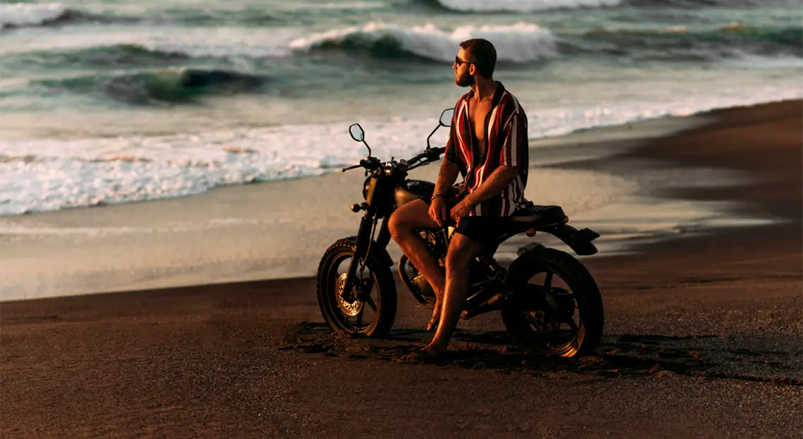 praias para ir de moto