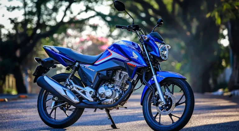 imagem de modelo de uma das motos mais vendidas no Brasil